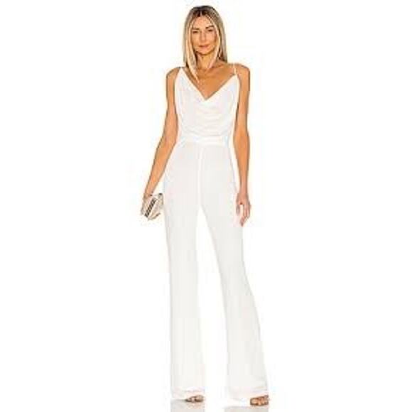 Susana Monaco Cowl Halter Jumpsuit in Sugar X-small NWOT (b40) - Picture 2 of 8